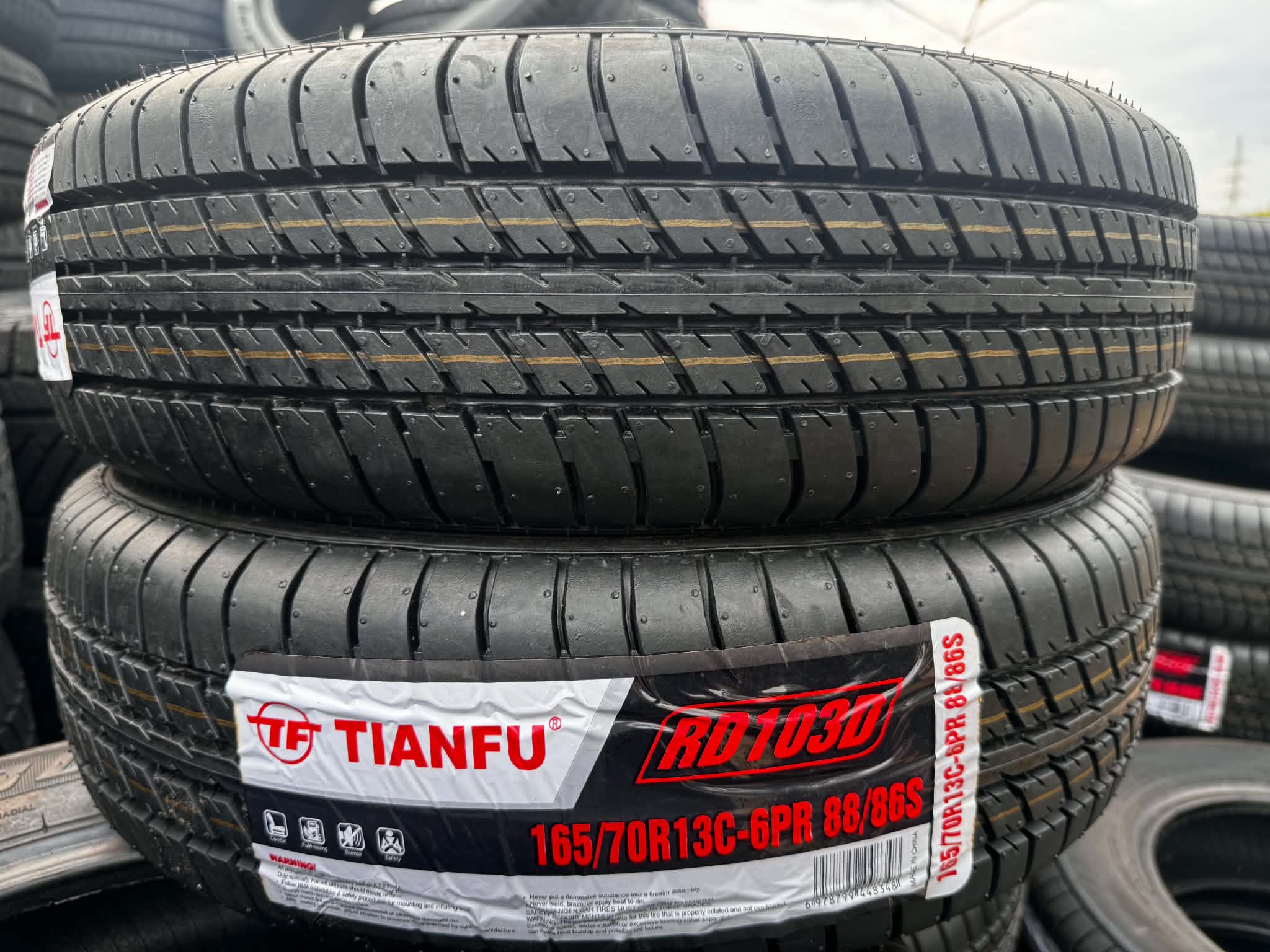 RD103 Kisteher abroncs 165/70-R-13 "C" Tianfu RD-103D/6pr 88/86S DOT0126
